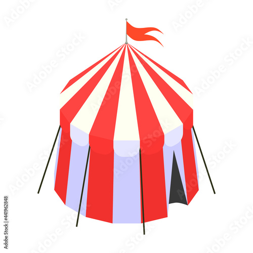 Isometric Circus Tent