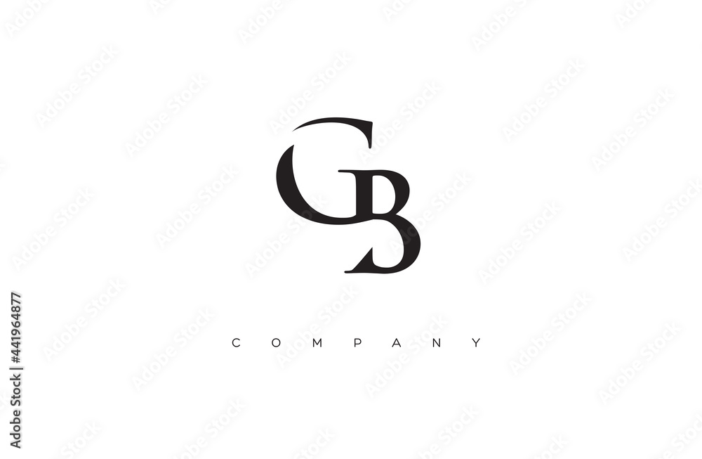 Initial GB logo design vector Initial GB logo design vector