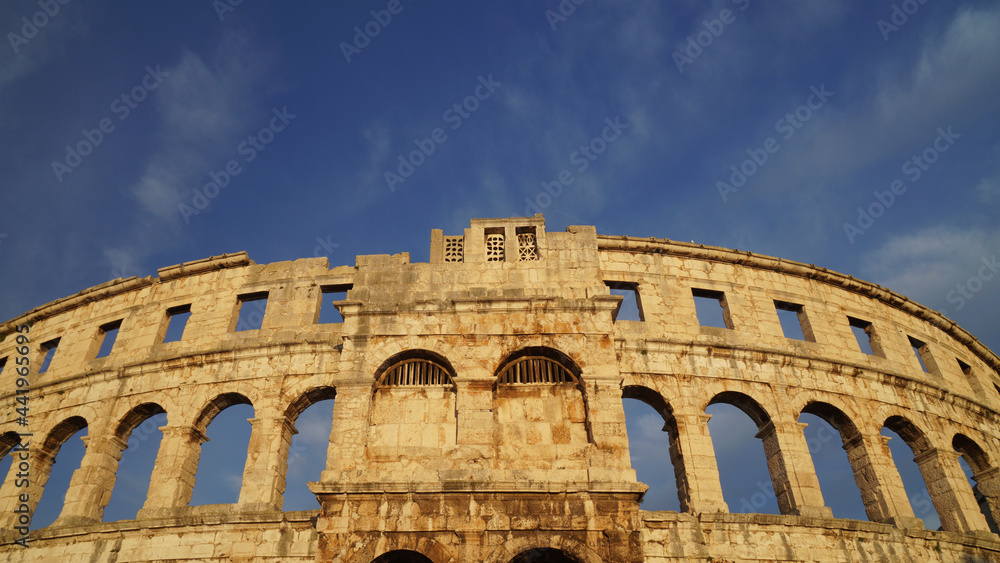 ancient roman arena, Amphitheater, Pula, Croatia