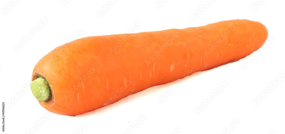 Carrots isolated on a white background. Carrots isolated on a white background.