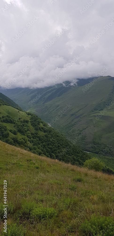 landscape with clouds