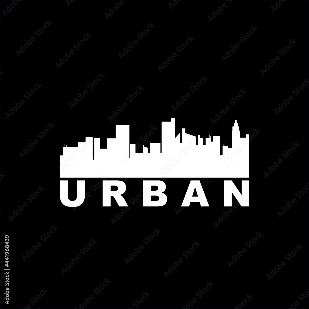 urban illustration and typography design, for designs on t-shirts and stickers