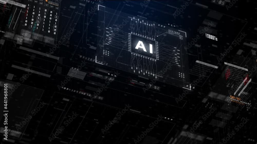 Artificial Intelligence AI. Future Technology Concept Visualization. Big Data Transmission Connection. Technology Digital data Network Abstract Background. Artificial Intelligence AI. Future Technology Concept Visualization. Big Data Transmission Connection. Technology Digital data Network Abstract Background.
