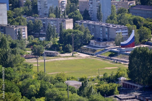 Trud Stadium in the Yablonevy Ravine microdistrict of Zhigulevsk photo