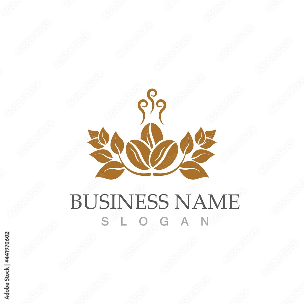 Obraz premium coffee bean icon vector
