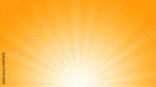 Sun shine effect white glowing light with orange radiant background.Star light effect white glowing light with orange background.Sun burst effect white glowing light with orange radiant background.