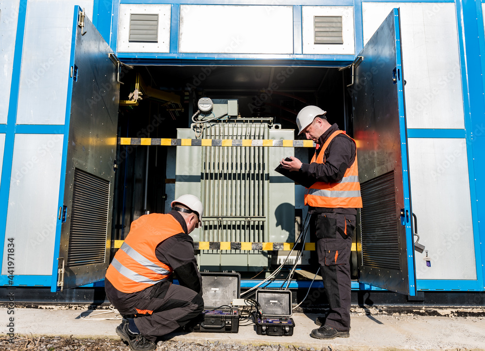 Execution of electrical measuring works on the power transformer Execution of electrical measuring works on the power transformer