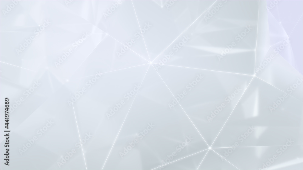 Neural Network. Intelligent Smart Grid and AI Concept. White Tech Background. 3D Render. Neural Network. Intelligent Smart Grid and AI Concept. White Tech Background. 3D Render.