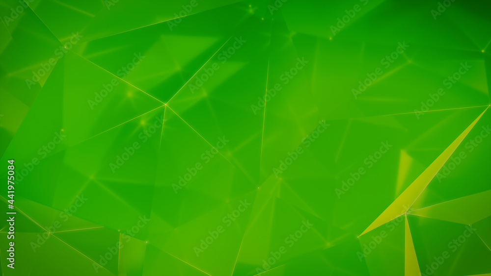 Futuristic, High Tech, Green Background, with Network Lines. Digital Connectivity Concept. 3D Render Futuristic, High Tech, Green Background, with Network Lines. Digital Connectivity Concept. 3D Render