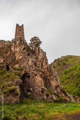 Tower complex Vovnushki. Guloikhi gorge. The Republic of Ingushetia. Russia
