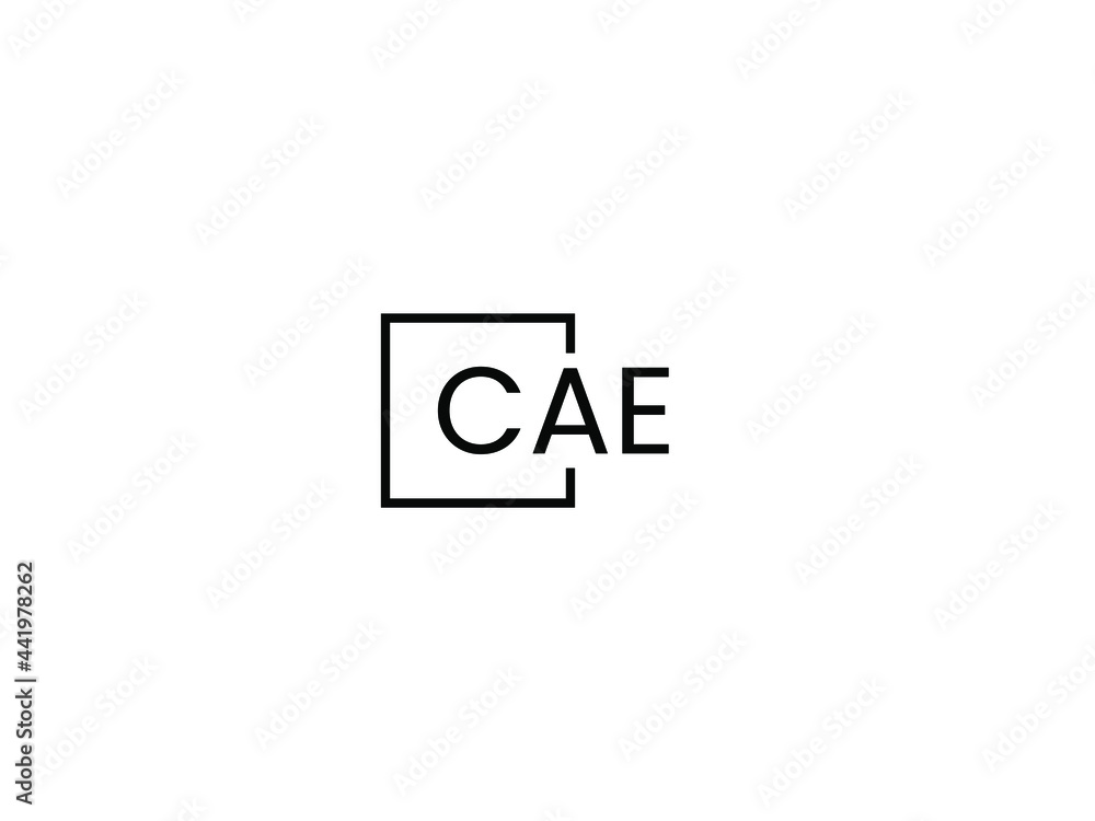 CAE Letter Initial Logo Design Vector Illustration CAE Letter Initial Logo Design Vector Illustration