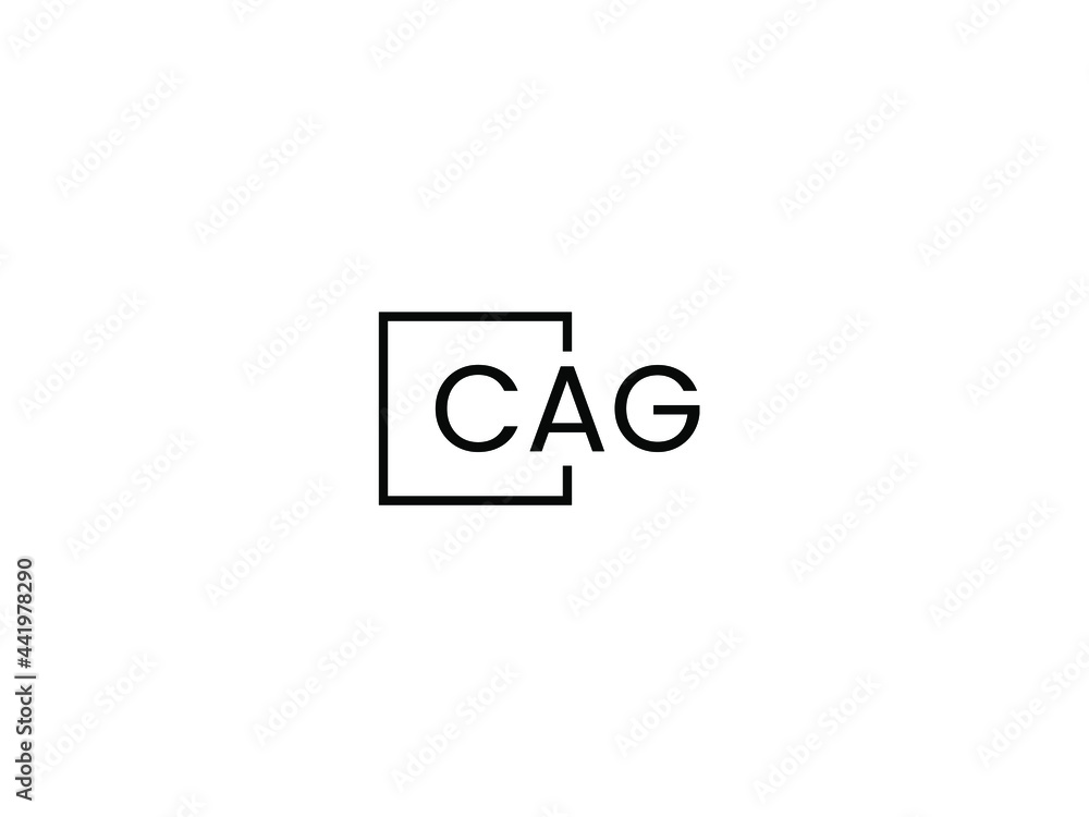 CAG Letter Initial Logo Design Vector Illustration CAG Letter Initial Logo Design Vector Illustration