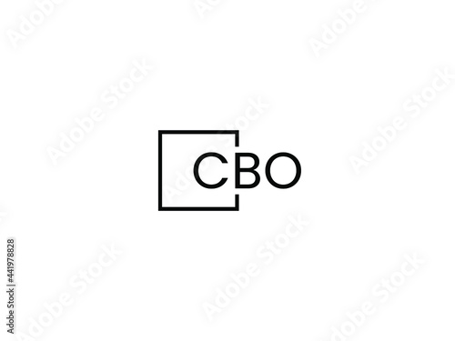 CBO Letter Initial Logo Design Vector Illustration