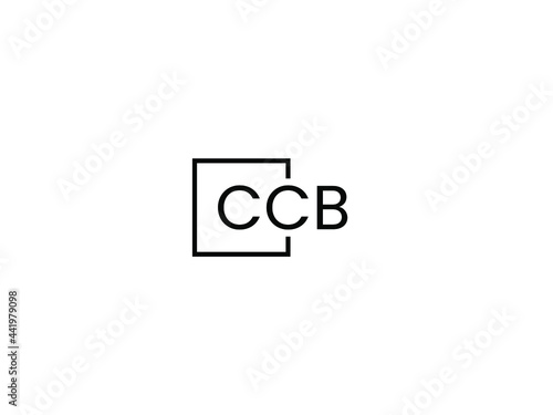 CCB Letter Initial Logo Design Vector Illustration