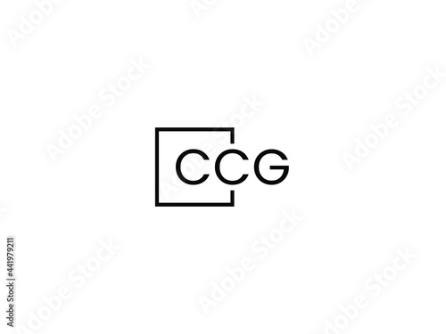 CCG Letter Initial Logo Design Vector Illustration photo