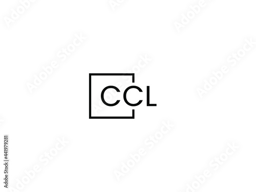 CCL Letter Initial Logo Design Vector Illustration