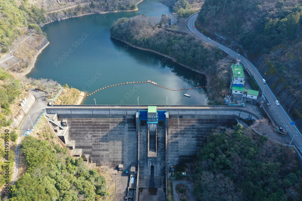 Fototapeta premium 愛媛県宇和島市 須賀川ダム