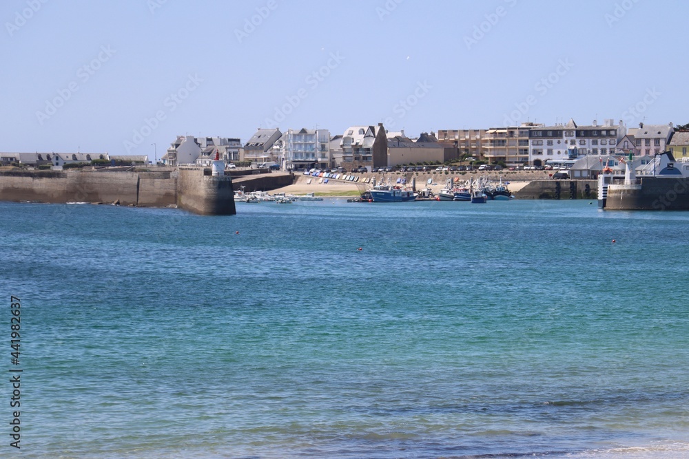 boats in the harbor of Port Maria in Quiberon boats in the harbor of Port Maria in Quiberon