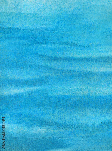 abstract blue watercolor background with wavy texture