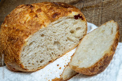 Homemade natural fermented bread