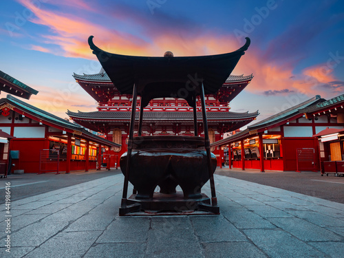 Sensoji Temple in Tokyo. As...