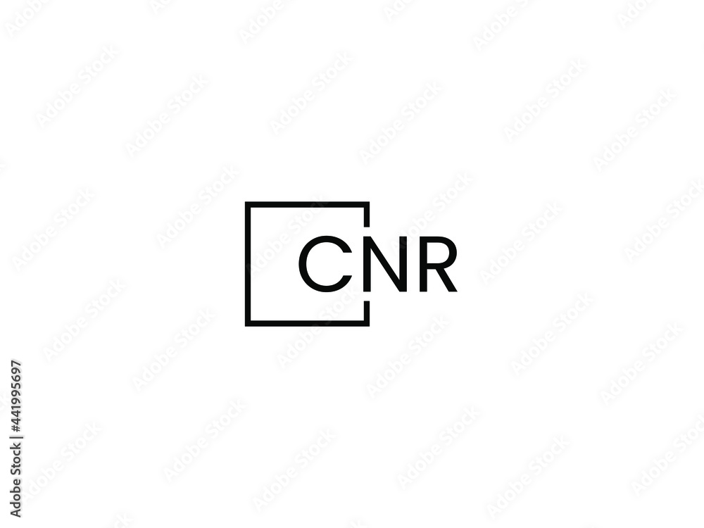 CNR letter initial logo design vector illustration CNR letter initial logo design vector illustration