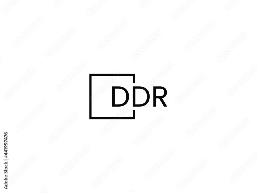 DDR letter initial logo design vector illustration DDR letter initial logo design vector illustration