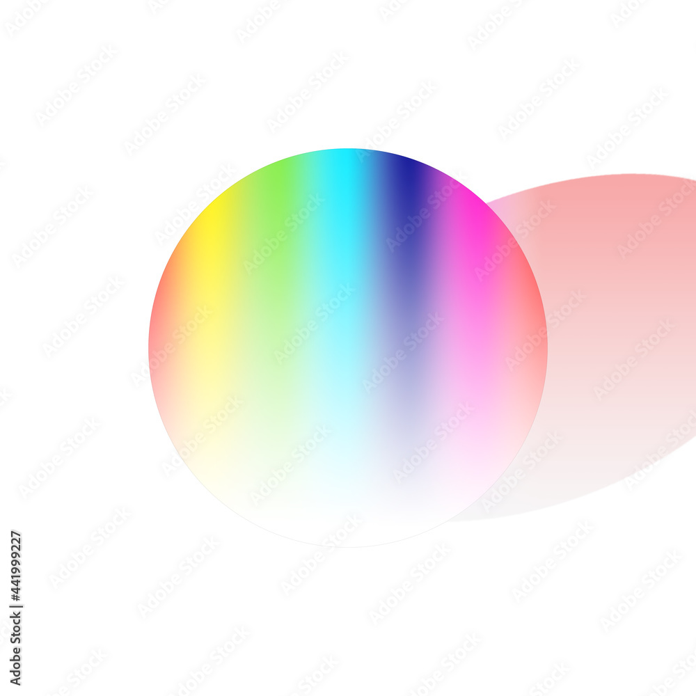 3d render illustration of a colorful sphere isolated on white background 3d render illustration of a colorful sphere isolated on white background