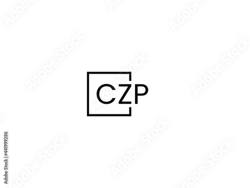 CZP letter initial logo design vector illustration