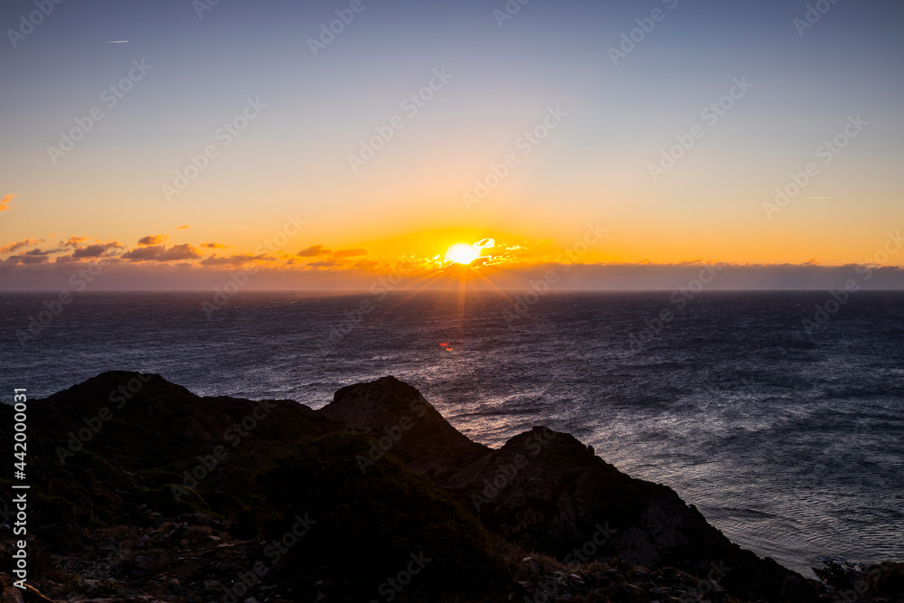 Winter sunrise in Cap de Creus Nature Park, Spain
