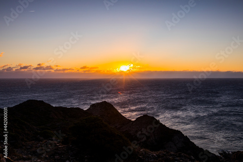 Obraz na płótnie Winter sunrise in Cap de Creus Nature Park, Spain w salonie