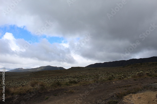 clouds over the mountain