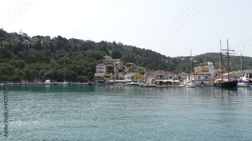 boats in the bay in Greece © timarowland