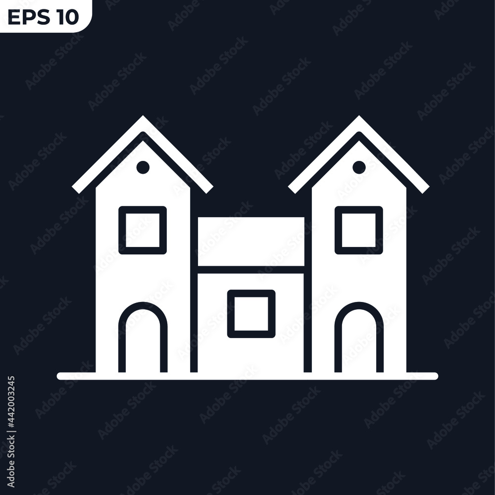 villa icon symbol template for graphic and web design collection logo vector illustration villa icon symbol template for graphic and web design collection logo vector illustration