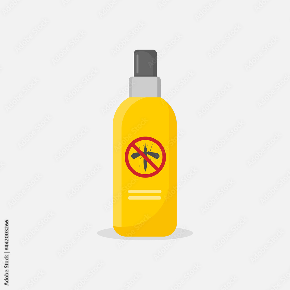 Spray icon on gray background.Vector illustration isolated on white background. Spray icon on gray background.Vector illustration isolated on white background.