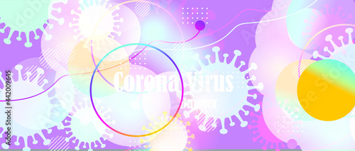 Coronavirus background, a deadly virus, dangerous disease.