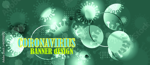 Coronavirus background, a deadly virus, dangerous disease.
