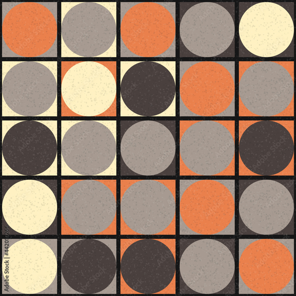 Fototapeta premium Abstract Geometric Pattern generative computational art illustration