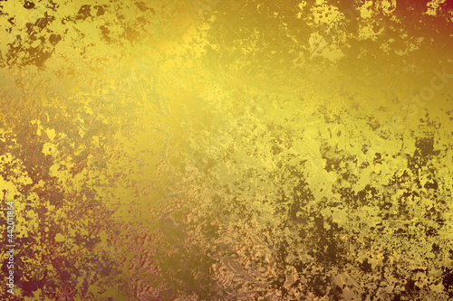 Golden Abstract decorative paper texture background for artwork - Illustration