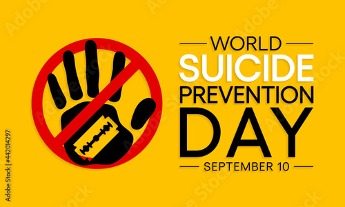 World Suicide prevention day is observed every year on September 10, in order to provide worldwide commitment and action to prevent suicides. Vector illustration