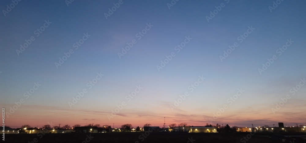 Fototapeta premium Glow after sunset longer.