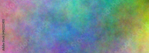 Pink to blue. Blue to yellow. Colorfully. Banner abstract background. Blurry color spectrum, texture background. Rainbow colors. Colors spectrum background.