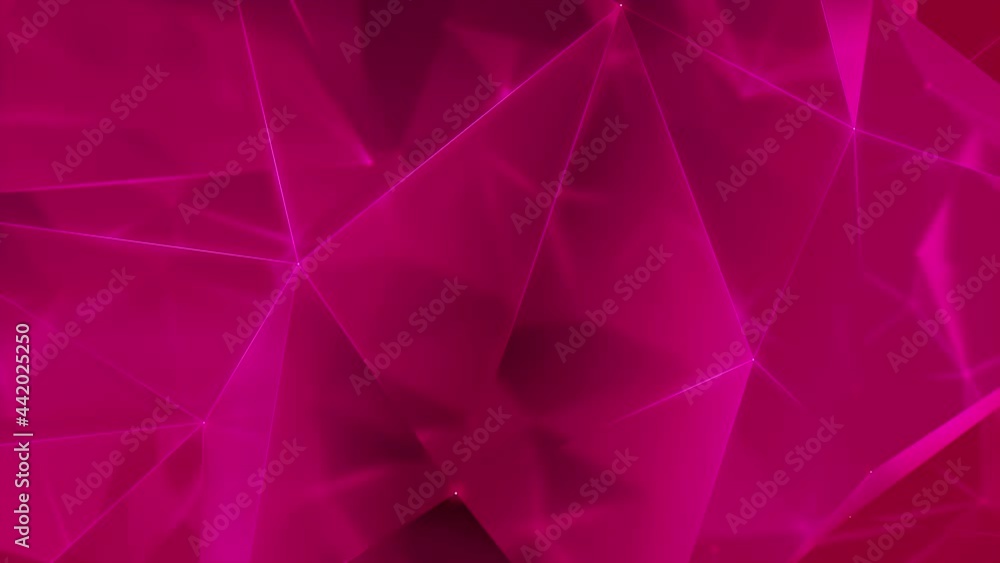 Digital Brain Neural Network. Machine Learning Concept. Pink Tech ...