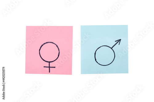 Wallpaper Mural gender identity, male and female gender role stickers Torontodigital.ca