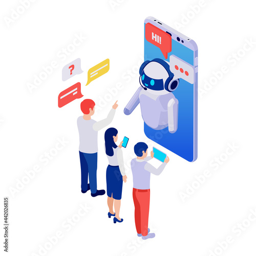 Isometric Chatbot Application