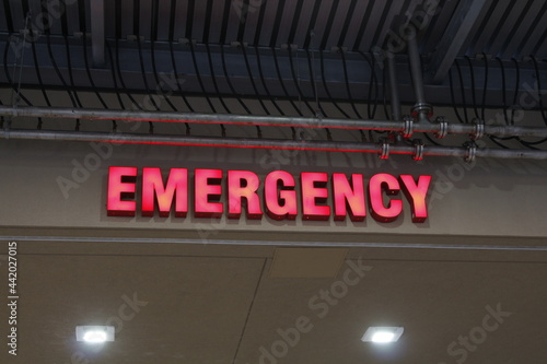 Hospital Emergency Room sign Hospital Emergency Room sign