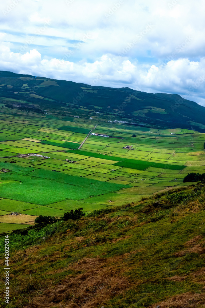 Paisagem açoriana na Ilha Terceira, Açores