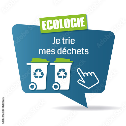 Logo je trie mes déchets.