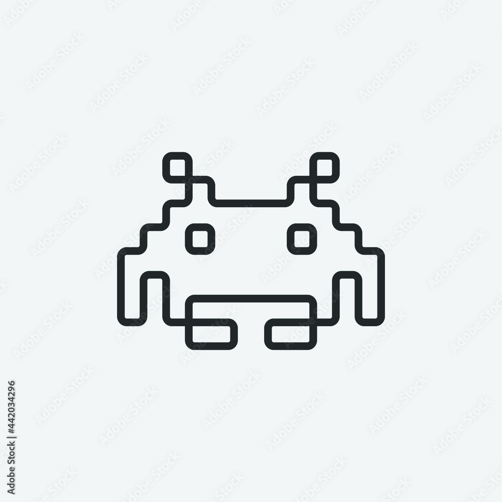 game controller vector icon illustration sign game controller vector icon illustration sign