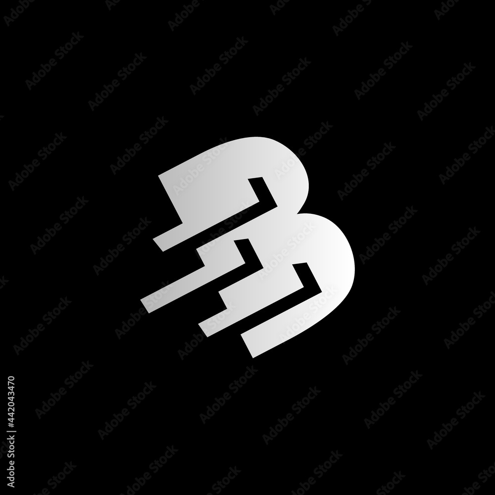 b techno logo design vector icon symbol b techno logo design vector icon symbol